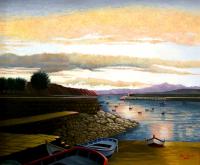 Amaneciendo en Corme