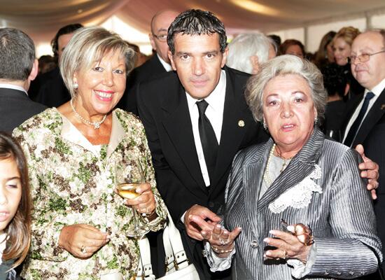 Con Antonio Banderas