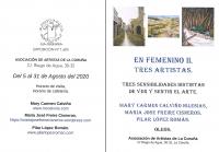 Exposición "En femenino II. Tres artistas" en la Asociación de Artistas de A Coruña I